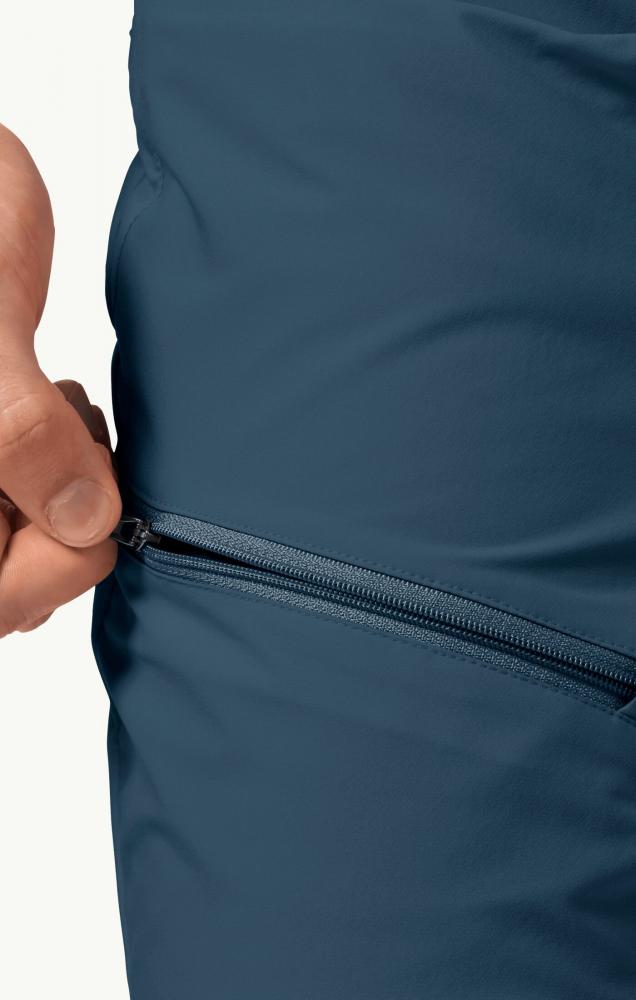 Jack Wolfskin Tourer Shorts M Synthetic Fiber Shorts Dark Sea Größe 48