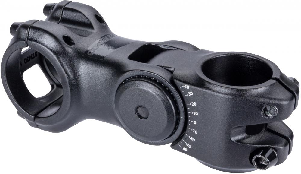 Contec Vorbau Ueda 35 mm - 1 1/8\" Gabelschaft, 90 mm Länge, Aluminium, schwarz, 4-Schrauben-Klemmung