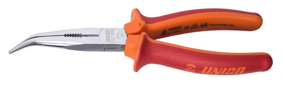 Unior 512-1VDEBI Flachrundzange mit Schneide 45 gebogen 61mm red - Unbekannt