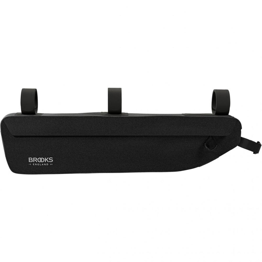 BROOKS Scape Frame Bag Large Black - wasserdichte Rahmentasche 3,5 Liter aus 600D Polyester mit Hypalon-Details - 200 g leicht, 500x60x120 mm
