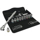 Wera 8100 SC 8 Zyklop Metall-Knarrensatz 1/2\" Vierkant metrisch 28-teilig