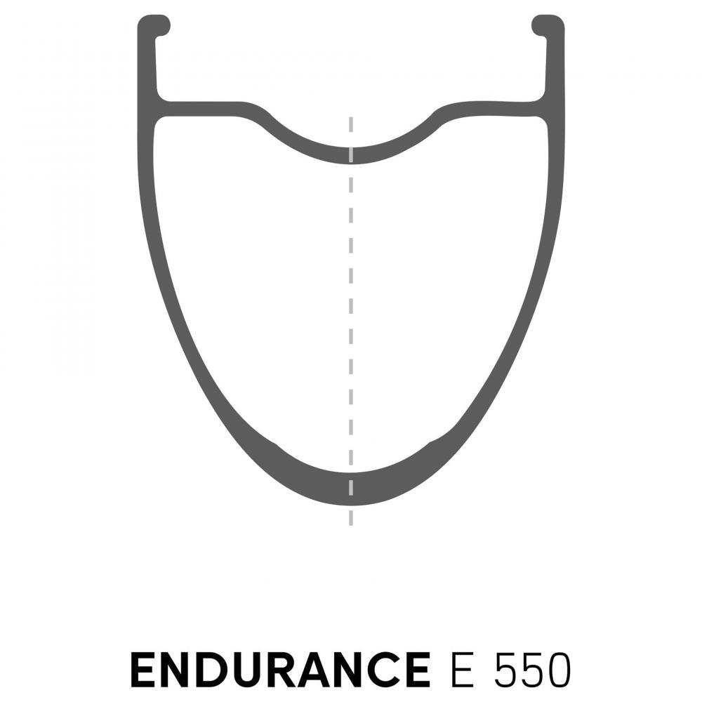 DT Swiss Felge E 550 Disc 28"/700C 28 Loch Schwarz - aerodynamische Road-Felge aktuelle Generation