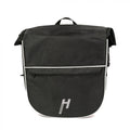 Haberland Frontträger-Tasche eMotion schwarz - stabile Lenkertasche mit Rollverschluss