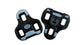 Look Kéo Grip Pedalplatten black - rutschfeste Keo 0° Ersatz-Cleats mit Memory-Funktion, Polyacetal/TPU-Mix, 3-Loch Standard, 1 Paar