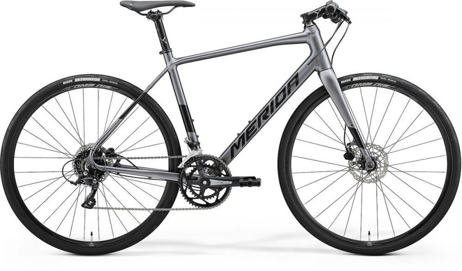 Merida SPEEDER 200 HP4 silber/schwarz L (56) Silber/Schwarz - sportives Fitness-Bike für Alltag & Training