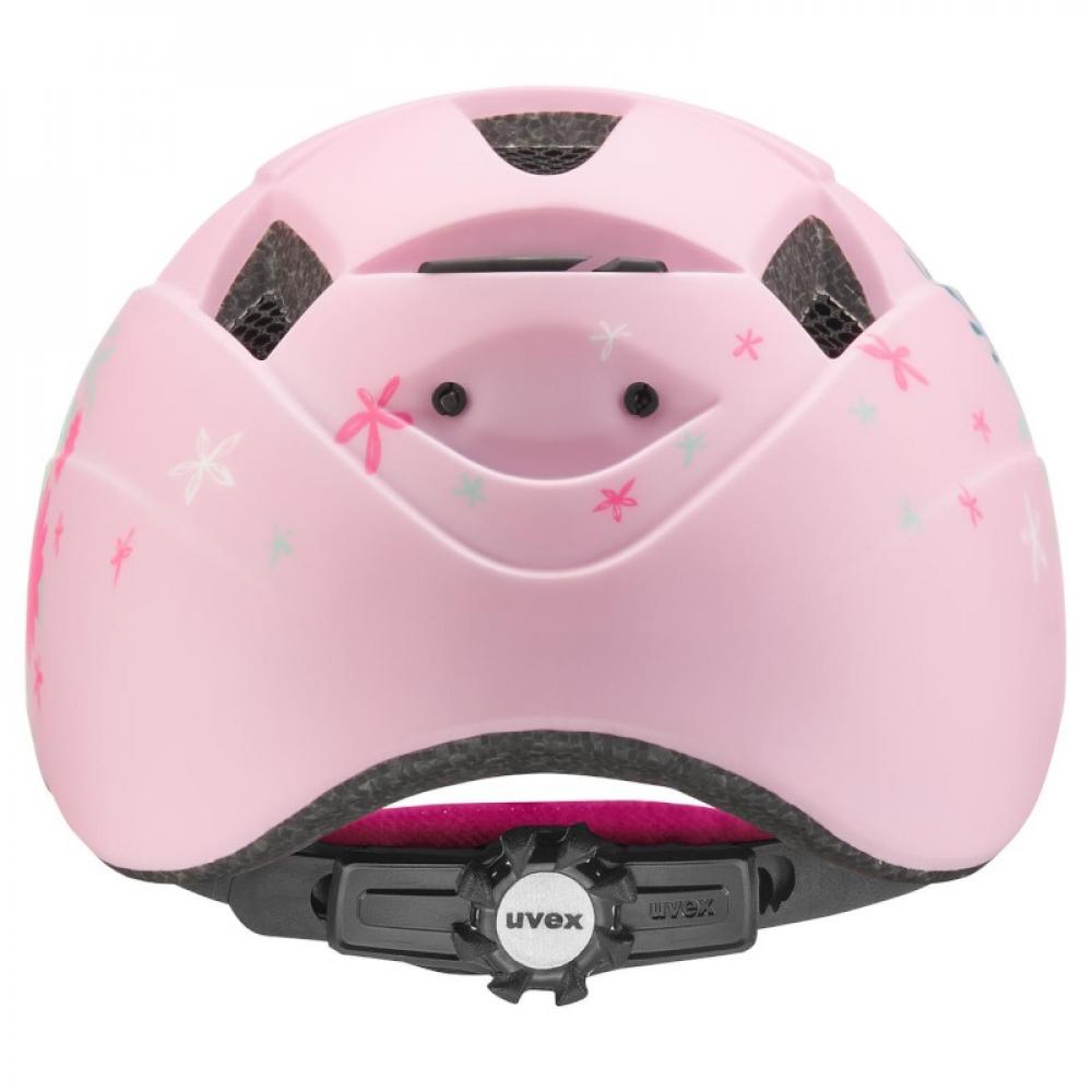 uvex Kid 2 cc Kinderhelm pink unicorn matt mit IAS-Größenanpassung.