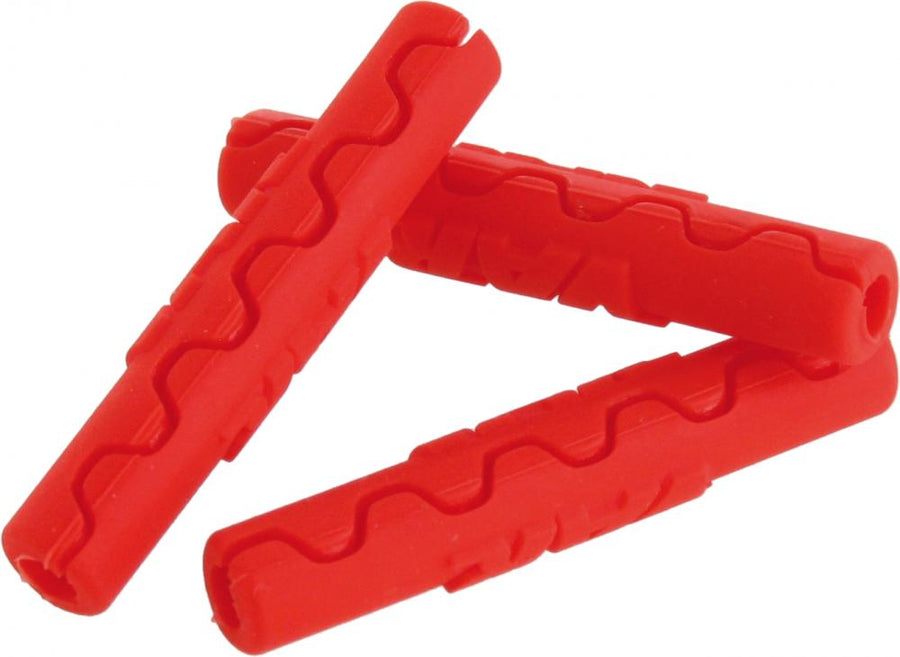VAR 50 Stk. Rahmenschutz 4 mm Rot - Schutzkappen für Schaltaußenhüllen