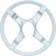 SHIMANO Kettenschutzring 48 Zähne FC-TX501 Silber - 48 Zähne, Silber