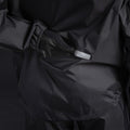 CHIBA Rainjacket - wasserdichte, atmungsaktive Rad-Regenjacke, schwarz, Gr. L