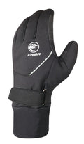 CHIBA Rain Pro - wasserdichte Radhandschuhe L schwarz/weiß, atmungsaktiv, Touchfinger