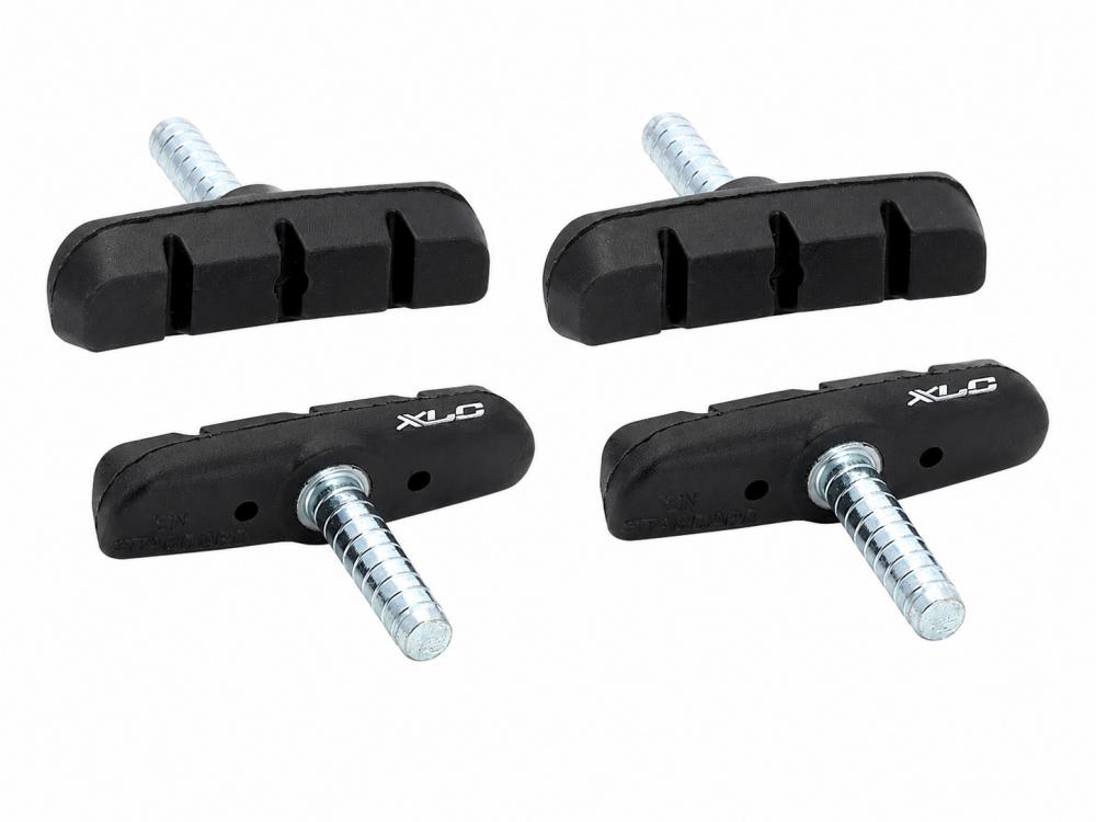 Cantilever Bremsschuhe Bs-c024er Set, 55mm, Schwarz