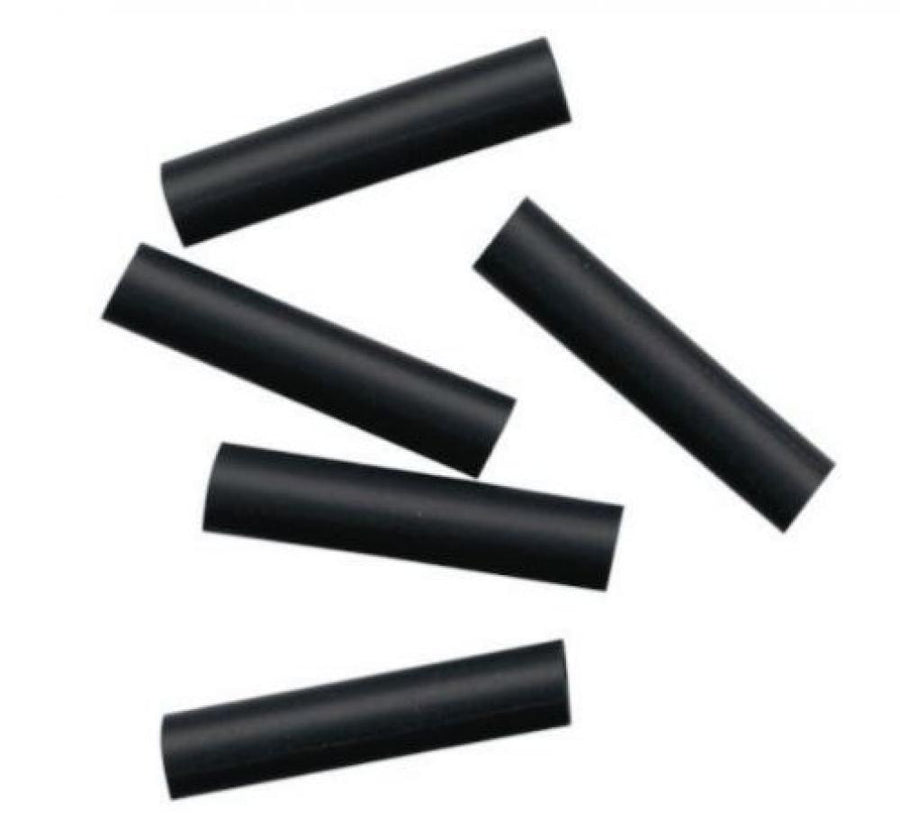 Busch & Müller Schrumpfschlauch schwarz 3,2mm x 20mm 50 Stück Beutel Zubehör Beleuchtung Montagematerial langlebig leicht flexibel