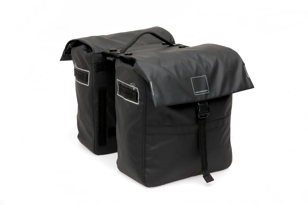 New Looxs Doppelpacktasche Leeds Double MIK 2.0 2×19L Black - geräumige Fahrrad-Gepäckträgertasche