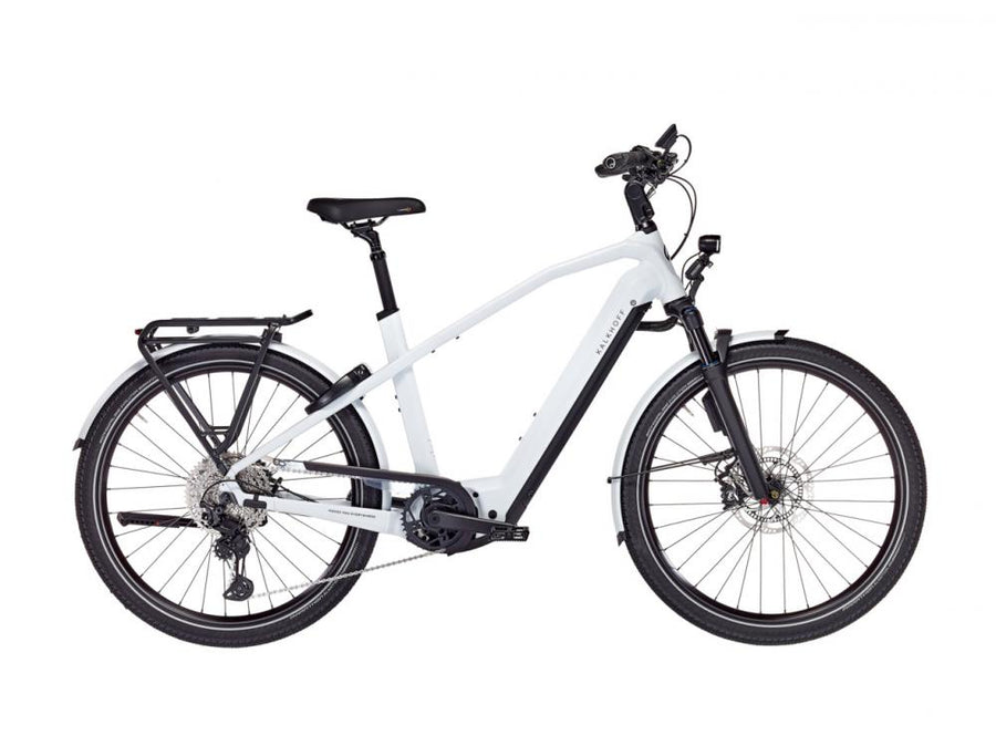 Kalkhoff ENDEAVOUR 7+ ADVANCE ABS 27" L offwhite matt - kraftvolles Trekking-E-Bike mit 750 Wh
