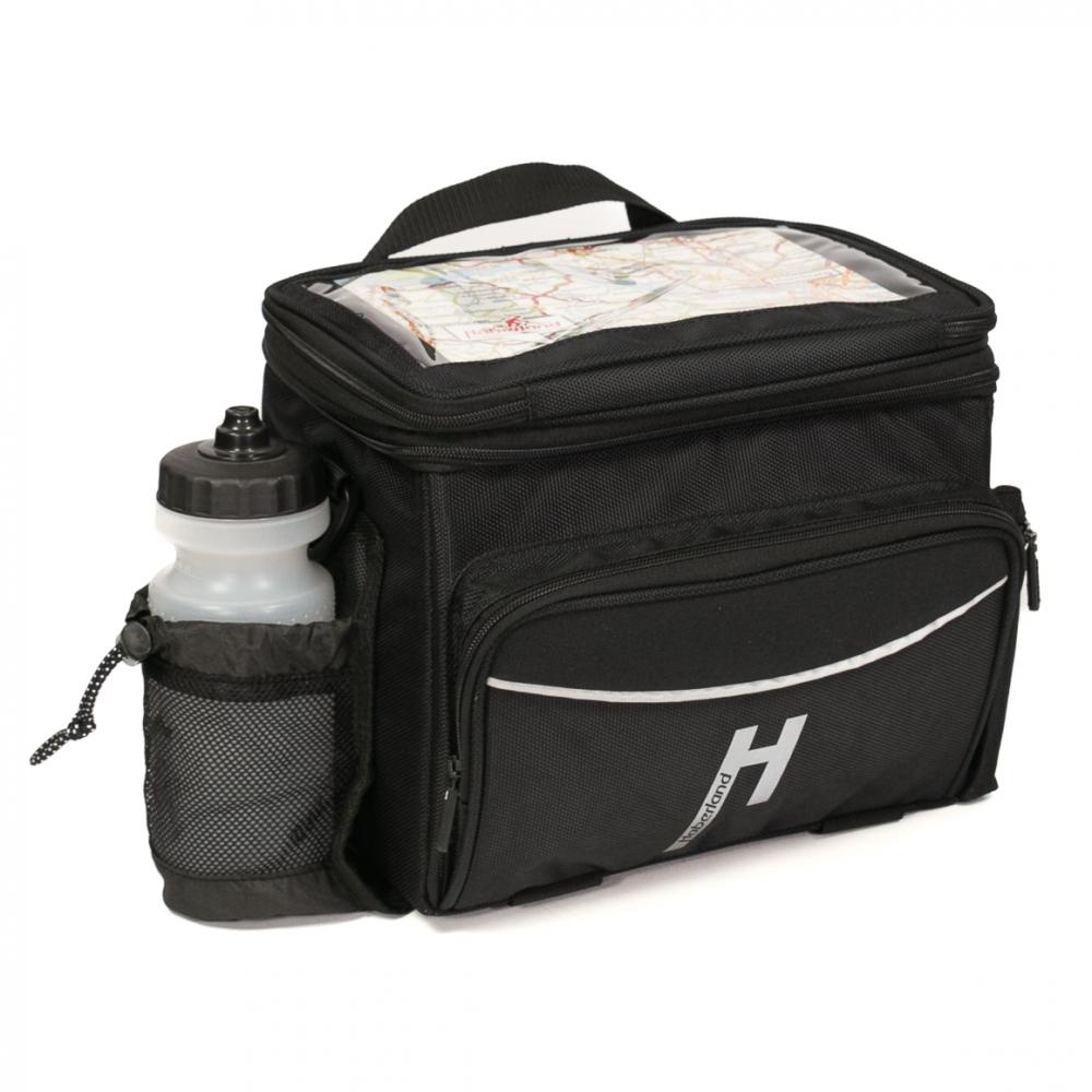Haberland Lenkertasche 10l Max Plus schwarz - vielseitige Lenkertasche mit KLICKfix