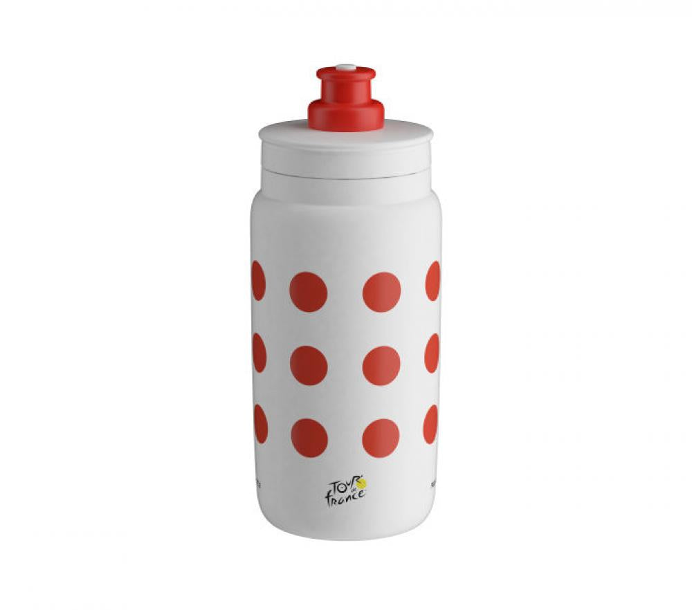 Fly Tour De France Trinkflasche 550 ml - Elite Sportflasche, Ultraleicht, Bpa-frei, Push-pull-ventil, Geruchloser Kunststoff, Offizielle Tdf-edition, Spülmaschinenfest