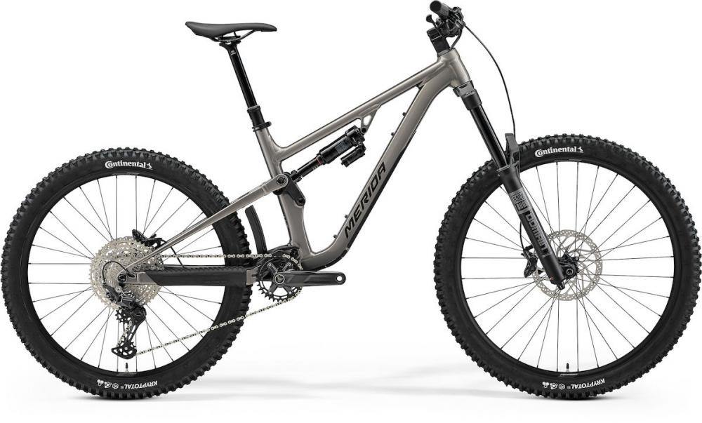 Merida ONE-SIXTY 500 XL grau warm slate grey (golden black) - Enduro Fully für anspruchsvolle Trails