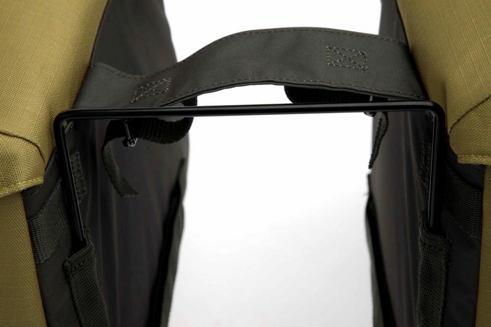 New Looxs Doppelpacktasche Oslo Joli Olive/Yellow Olive - viel Stauraum für Alltag und Tour