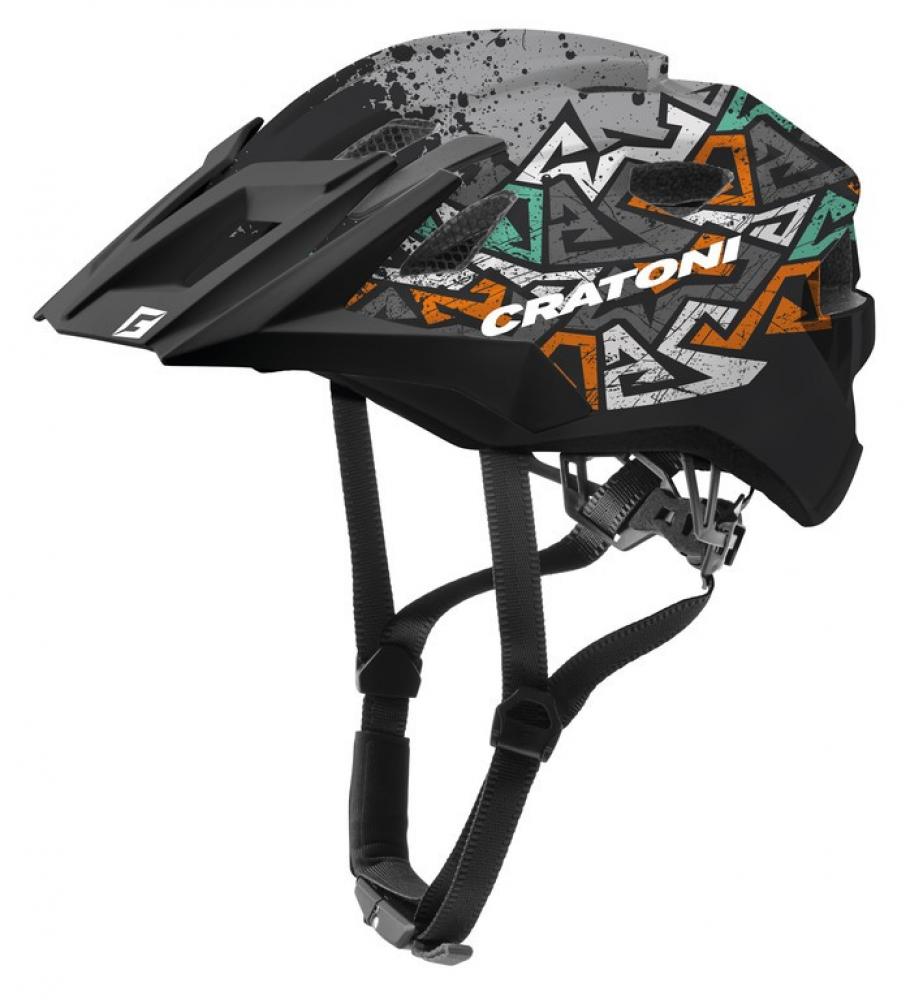 Cratoni Kinderhelm AllRide jr MTB wild anthrazit matt Unisize 53 bis 59cm