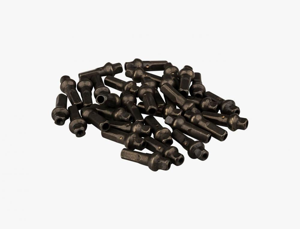 Race Face Speichennippel 2mm x 16mm, 32 Stück, schwarz - präzise Laufrad-Abstimmung