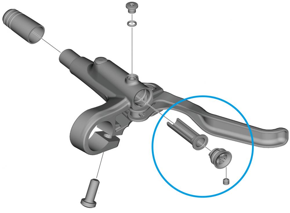 SHIMANO Membran-Einheit BL-MT200 - Ersatzmembran für hydraulische Scheibenbremse, 2 g
