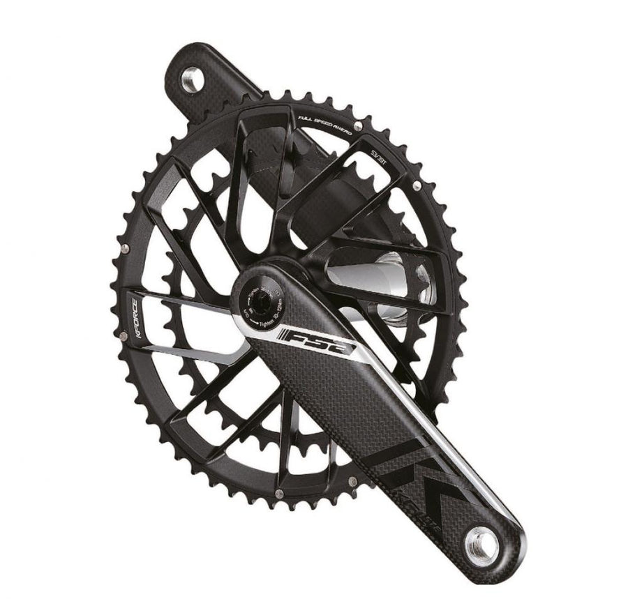 FSA Kurbelgarnitur K-Force Team Edition Modular 170 mm Schwarz - leichte High-End-Performance