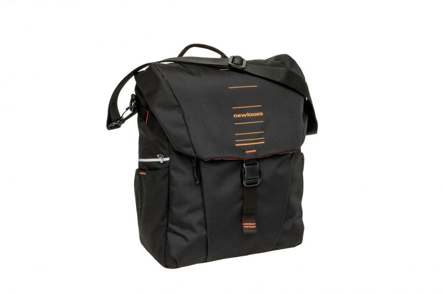 New Looxs Radtasche Vigo Single Black Orange 18L Orange - sportliche Einzeltasche für Alltag & Tour