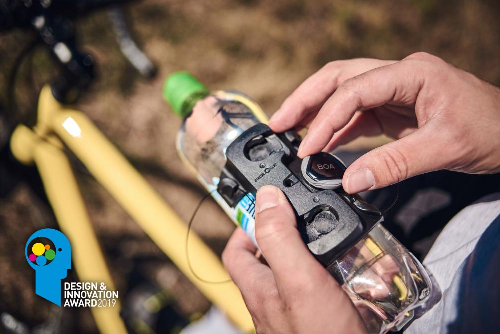 Fidlock TWIST Uni Connector + Bike Base  universeller Flaschenhalter mit BOA® Fit System für Flaschen bis 80 mm Durchmesser, inklusive magnet-mechanischer Halterung