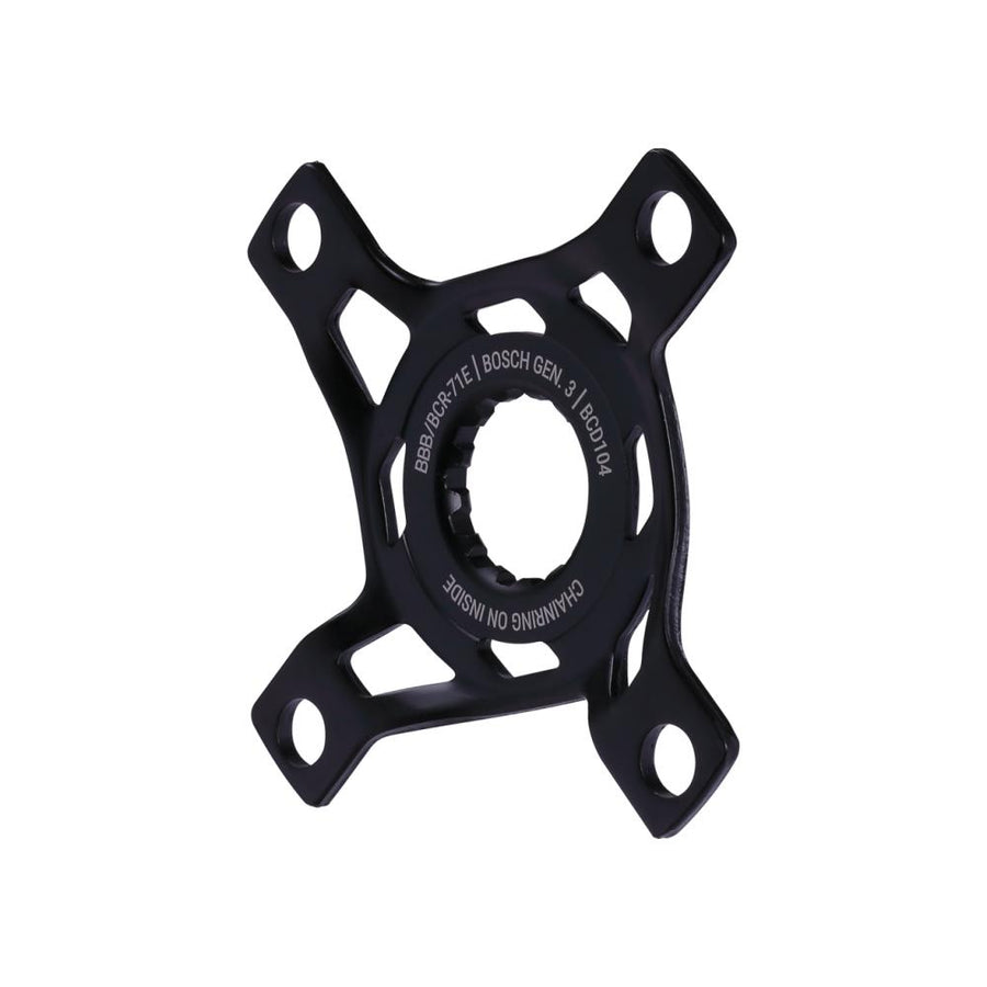 BBB Cycling BBB crank spider E-bikeMount 104 Schwarz - stabiler Spider für Bosch Gen3