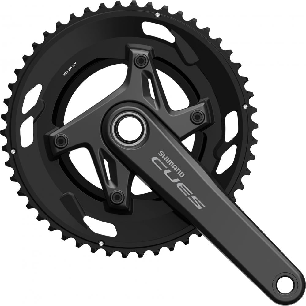 SHIMANO Kurbelgarnitur CUES FC-U6030-2 2-tlg - 6030-2, 2,, 172,, 5mm, 50x34, 10-fach