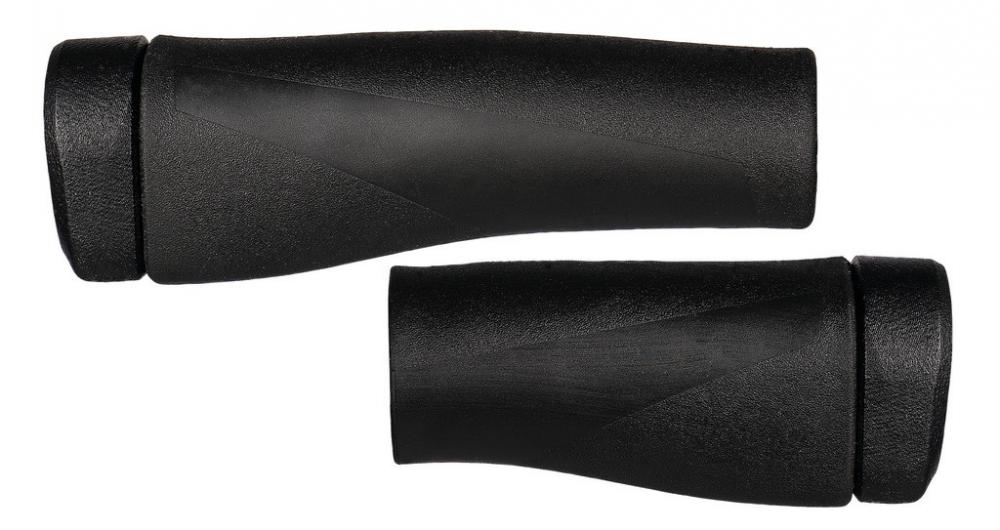Herrmans Lenkergriffe Clik 123/90mm, Ø 22mm, schwarz, Paar
