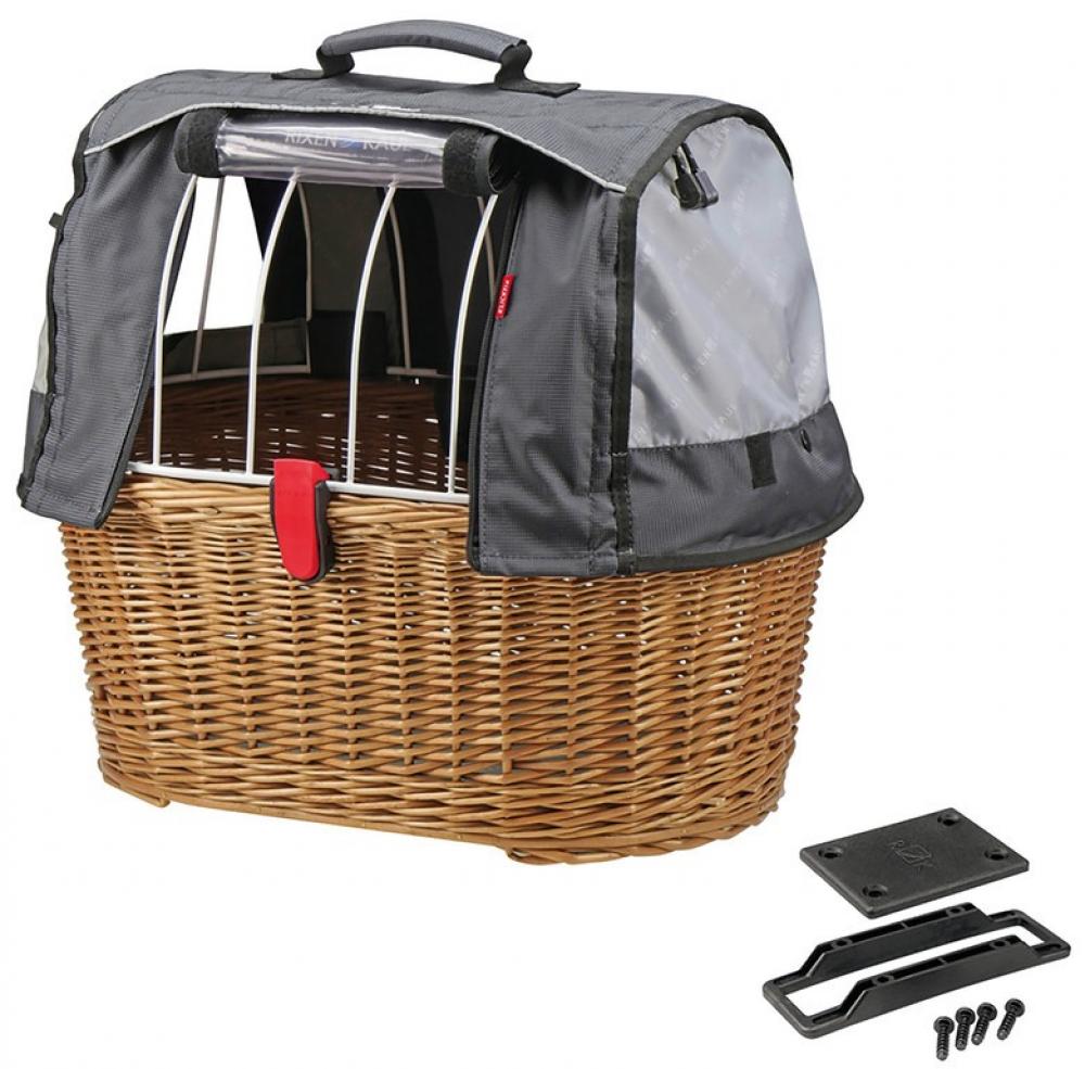 KLICKfix Hundekorb Doggy Basket Plus braun GTA 46x36x52 cm