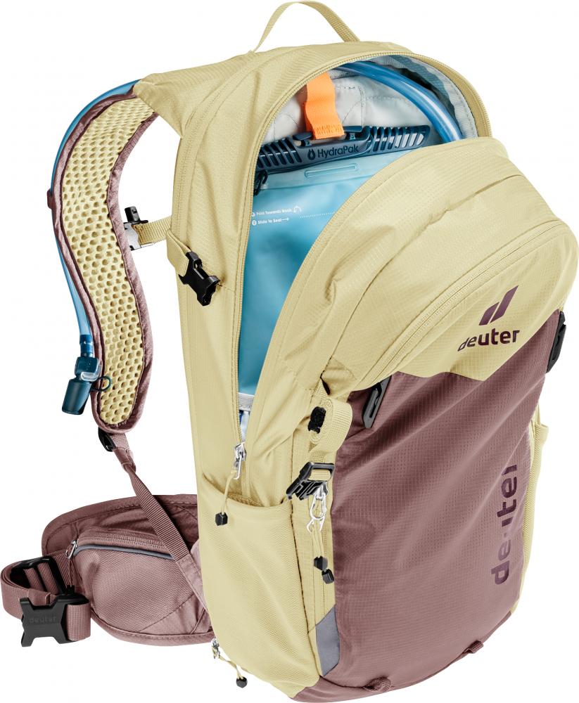 Deuter Compact 12+3 SL Damen Fahrradrucksack 12 Liter jade-sand - Stabiler Sitz & gute Passform