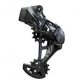 Schwarzes SRAM XX1 Eagle AXS 12-fach Schaltwerk für Mountainbikes.
