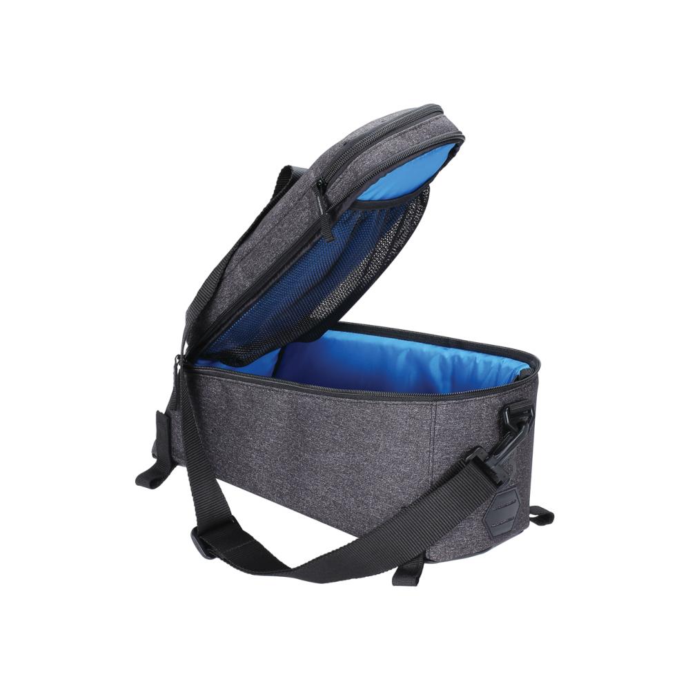 BBB Cycling Tasche für Gepäckträger CarrierPack 36x16x16cm 6L grau - kompakte Transportlösung