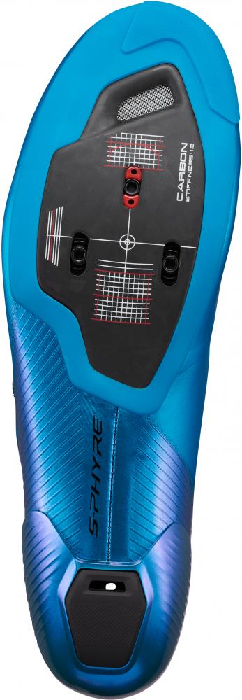 SHIMANO RC903 Rennradschuhe - SPD-SL, Wide Fit, Größe 46, Blau