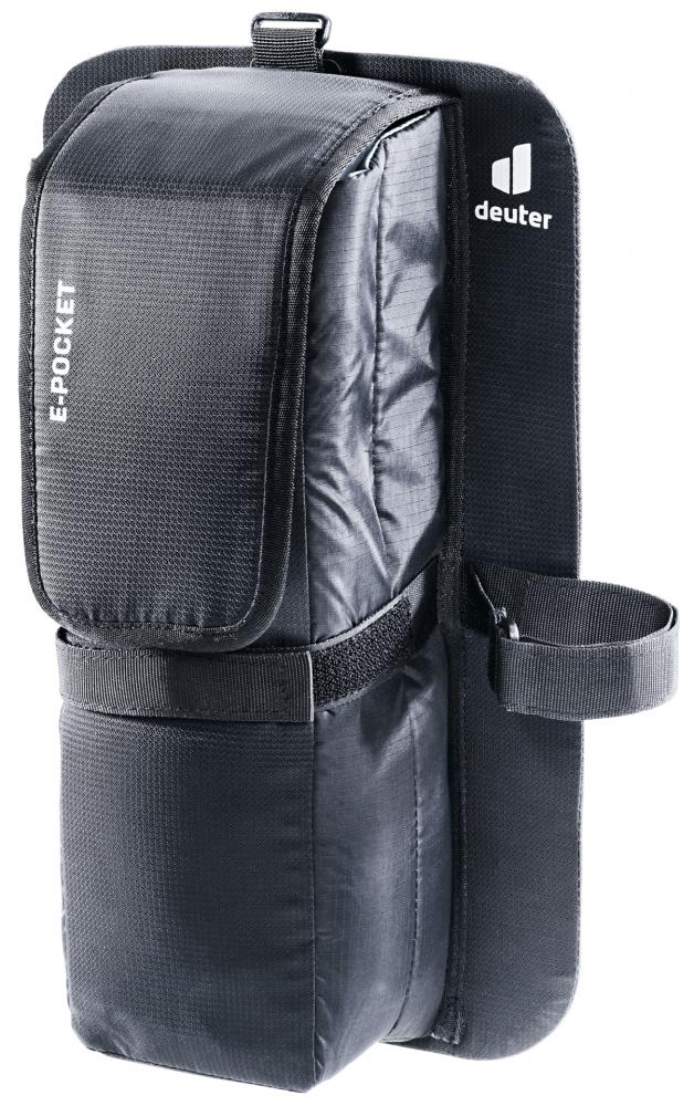 Deuter E-Pocket Akkutasche 420 x 85 x 65 mm gepolstert Schwarz - Schutz für E-Bike Akkus