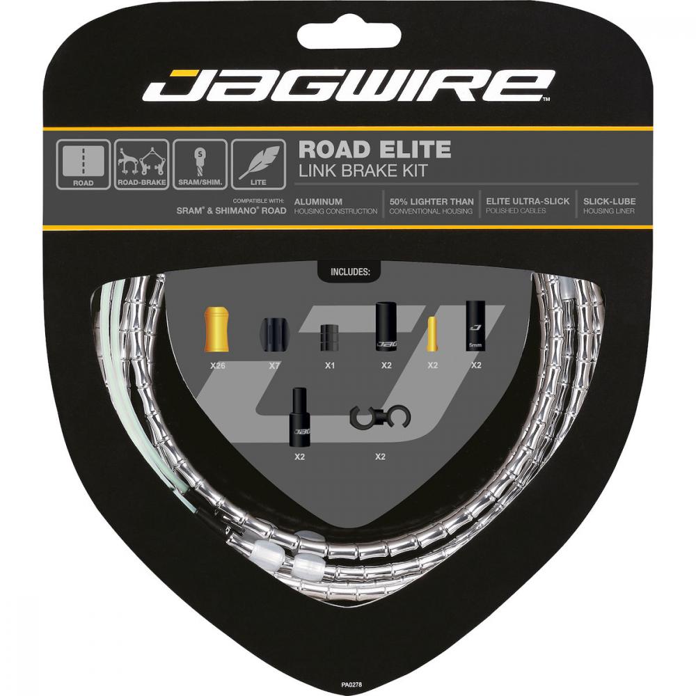 Road Elite Link Bremszugset Silber - Leicht & Präzise Für Sram/shimano