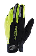 CHIBA Competition Plus - Radhandschuhe neongelb, winddicht, atmungsaktiv, Größe 10