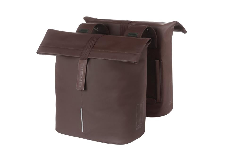 Basil Doppelpacktasche City roasted brown 12x29x30 cm 28 bis 32l
