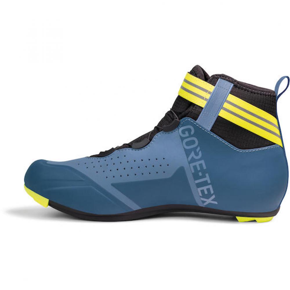 Sidi ROAD Nix navy/yellow fluo 39 Blau/neongelb - warmer Rennradschuh mit Carbonsohle