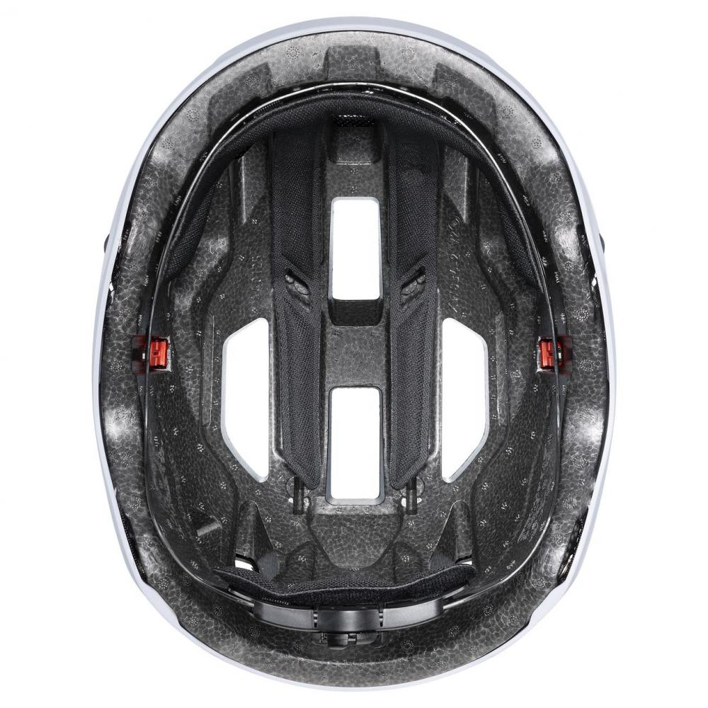 uvex city stride City-Fahrradhelm rhino matt, 59-61 cm, Inmould, 3D IAS, monomatic, FAS-Gurtband, LED