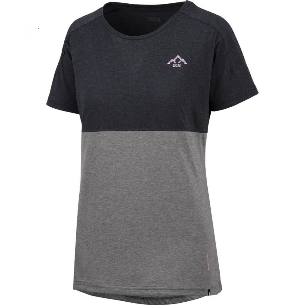 IXS Sports Division iXS Flow Women Mountain Tech Tee 40 black/graphite - atmungsaktives Bike-Shirt