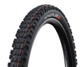 Schwalbe Eddy Current Rear E-MTB Reifen 29x2.60 schwarz, faltbar, mit aggressivem Profil und orange Streifen.