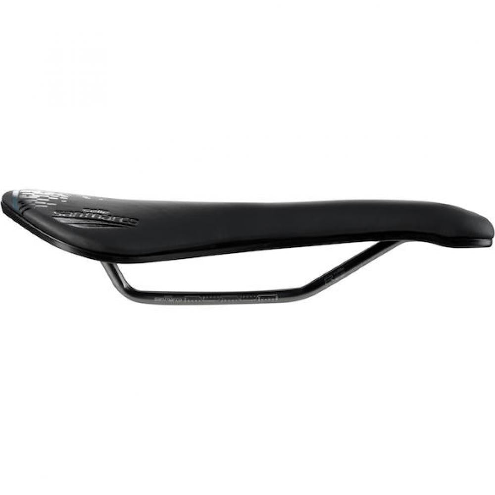 Selle San Marco Sattel Aspide Short Racing 139 x 250 mm Schwarz - kurzer Rennradsattel mit Komfort