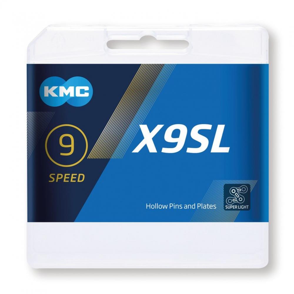 KMC KetteX9SL Ti-N Gold 1/2" x 11/128" 114 Glieder 6,6mm 9-fach
