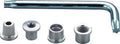 FSA Kettenblattschraubenset MTB 4-Arm 12-teilig Silber - leichte, robuste Befestigung