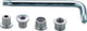 FSA Kettenblattschraubenset MTB 4-Arm 12-teilig Silber - leichte, robuste Befestigung