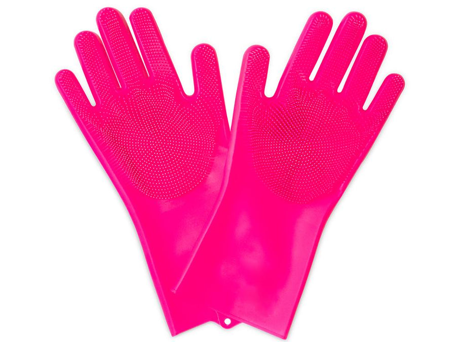 Muc Off Deep Scrubber Gloves pink L