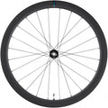 SHIMANO Vorderrad WH-RS710 C46 TL Laufrad - Rennrad Vorderrad für Scheibenbremse 28" 24 Loch Center-Lock 100x12 mm